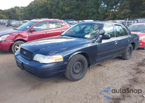 2002 Ford Crown Victoria Natural Gas Vehicle/Police/Police Street Appearance из США, поврежденный, VIN 2FAFP71W42X116426